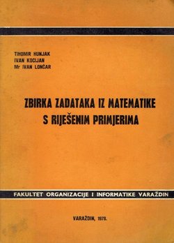 Zbirka zadataka iz matematike s riješenim primjerima