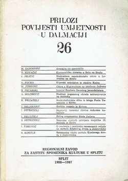 Prilozi povijesti umjetnosti u Dalmaciji 26/1986-1987