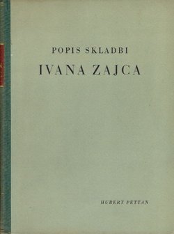 Popis skladbi Ivana Zajca. Prilog građi o Ivanu Zajcu