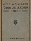 Über die letzten Dinge (6.Auf.)
