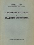 O sudskom postupku u bračnim sporovima