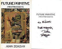 Future Primitive and Other Essays