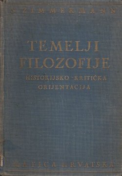 Temelji filozofije. Historijsko-kritička orijentacija