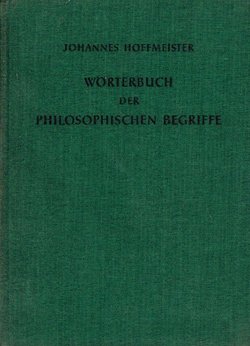 Wörterbuch der philosophischen Begriffe (2.Aufl.)