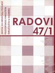 Radovi Zavoda za hrvatsku povijest 47/1/2015