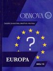 Obnova. Časopis za kulturu, znanost i politiku 16/2021 (Europa)