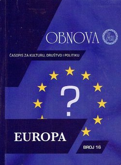 Obnova. Časopis za kulturu, znanost i politiku 16/2021 (Europa)