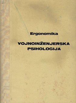 Ergonomika. Vojnoinženjerska psihologija