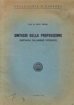 Sintassi della proposizione (Sintaksa talijanske rečenice)