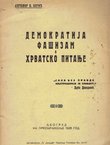 Demokratija, fašizam i hrvatsko pitanje