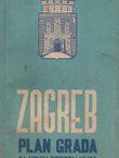 Zagreb. Plan grada sa novim popisom ulica