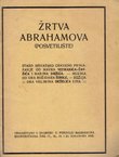 Žrtva Abrahamova (Posvetilište)