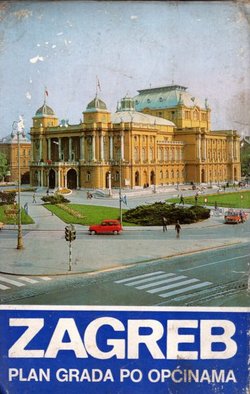 Zagreb. Plan grada po općinama
