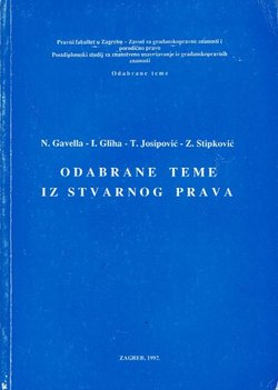 Odabrane teme iz stvarnog prava