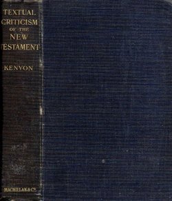 Handbook to the Textual Criticism of the New Testament (2nd.Ed.)