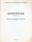 Godišnjak ANUBiH. Knjiga IX. Centar za balkanološka ispitivanja 7/1972