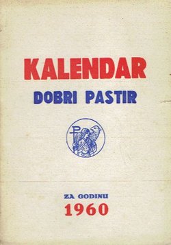 Kalendar Dobri pastir za godinu 1960