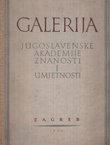 Katalog Galerije slika Jugoslavenske akademije znanosti i umjetnosti. Umjetnost do XIX stoljeća
