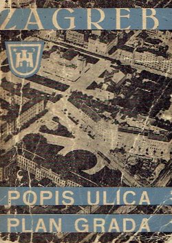Zagreb. Popis ulica i plan grada