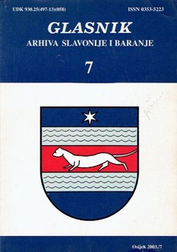 Glasnik arhiva Slavonije i Baranje 7/2003
