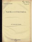 Nauka o čvrstoći I-II