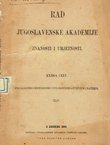 Rad JAZU. Knjiga CXXV. Filologijsko-historijski i filosofijsko-juridički razredi XLIV/1896