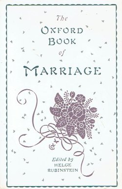 The Oxford Book of Marriage