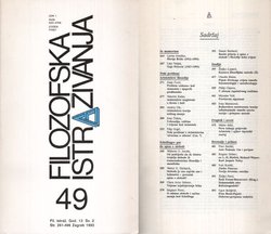 Filozofska istraživanja 49/13/2/1993