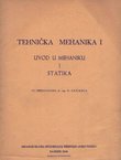 Tehnička mehanika I. Uvod u mehaniku i statika