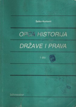 Opća historija države i prava I. Robovlasništvo i feudalizam