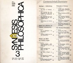 Synthesis philosophica 3/1987