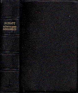 Das vollständige Römische Meßbuch. Lateinisch und deutsch