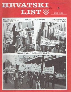 Hrvatski list V/ (52)/1982