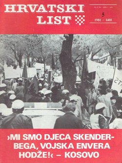 Hrvatski list IV/5 (39)/1981