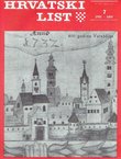 Hrvatski list IV/7 (41)/1981