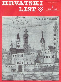 Hrvatski list IV/7 (41)/1981
