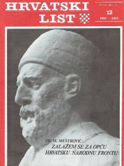 Hrvatski list IV/12 (46)/1981