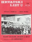 Hrvatski list VI/3-4 (61-62)/1983