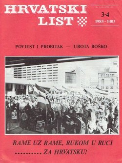Hrvatski list VI/3-4 (61-62)/1983