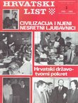 Hrvatski list IV/2 (36)/1981
