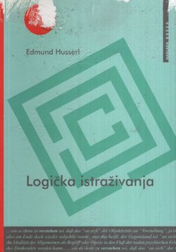 Logička istraživanja II. Istraživanja o fenomenologiji i teoriji spoznaje II.