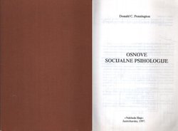 Osnove socijalne psihologije