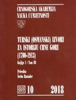 Turski (osmanski) izvori za istoriju Crne Gore III. (1700-1913)