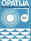 Opatija '74. 15. festival zabavne muzike JRT
