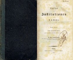 Cursus der Institutionen I. (6.Aufl.)