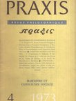 Marxisme et conscience sociale (Praxis. Revue Philosophique. Edition Internationale 4/1973)