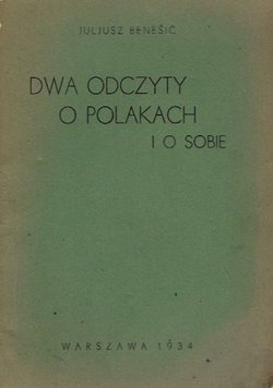 Dwa odczyty o Polakach i o sobie