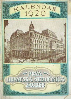 Kalendar Prve hrvatske štedionice Zagreb za godinu 1929.