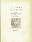 Institutiones linguae Illyricae (reprint ex 1604)