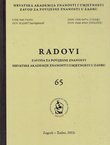 Radovi Zavoda za povijesne znanosti HAZU u Zadru 65/2023